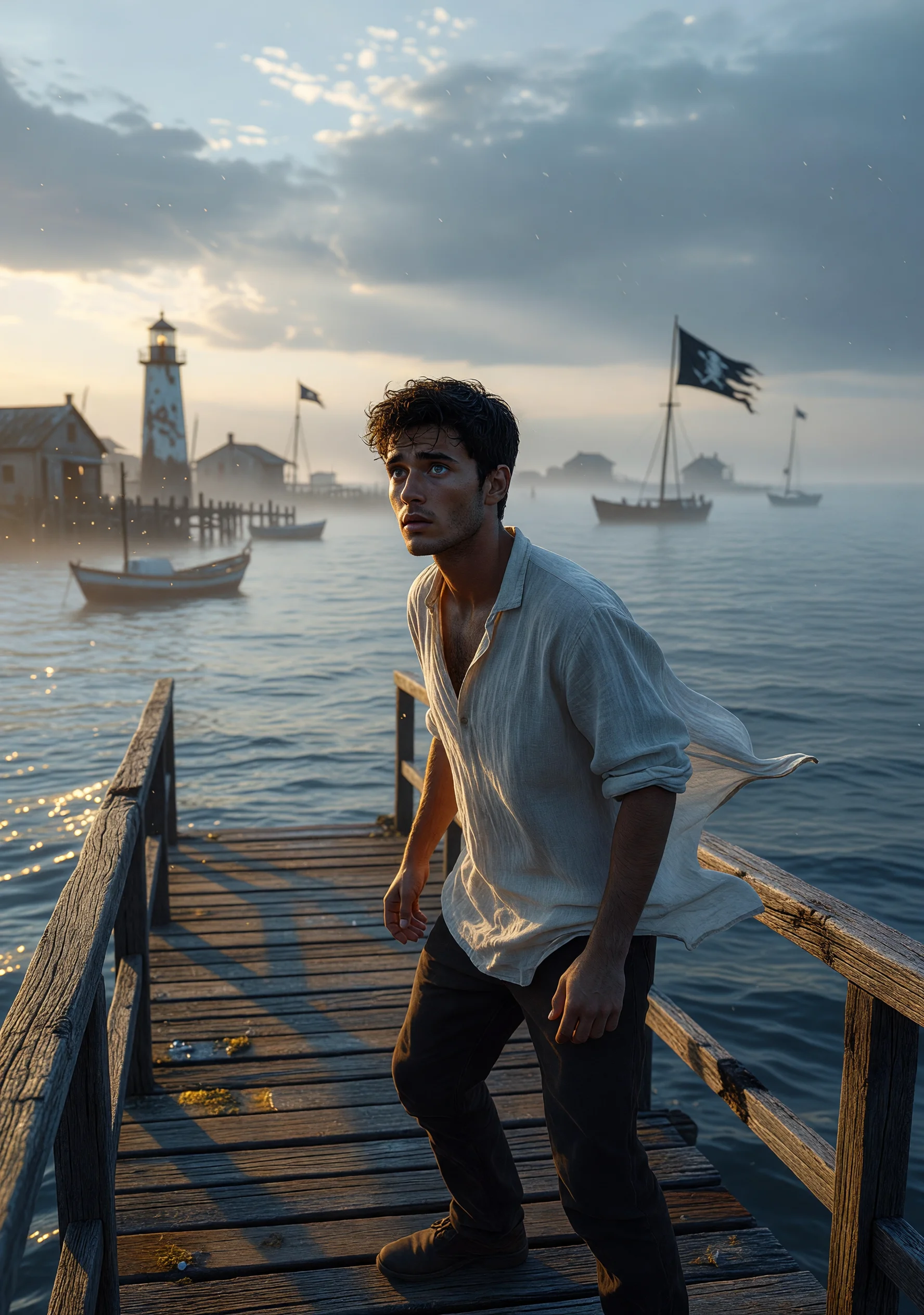 漂流する旗の下で