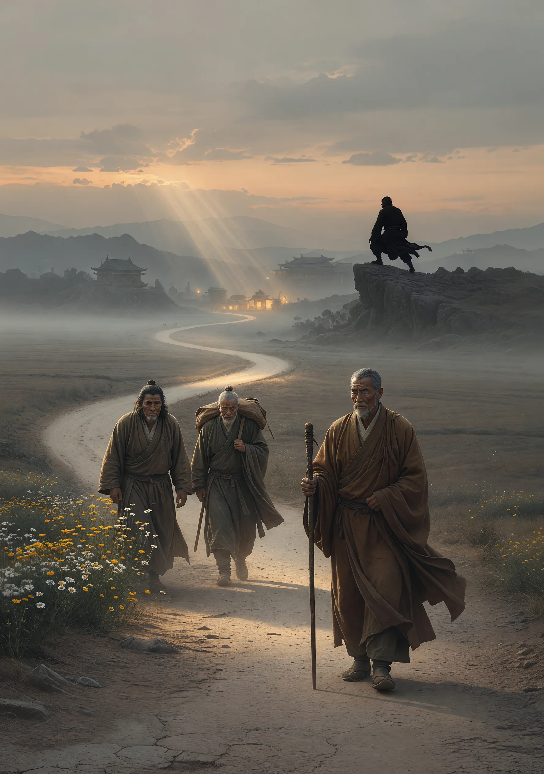 長路西行,無聲的經